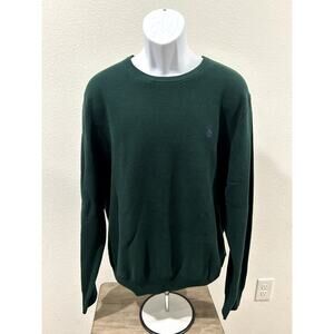 Polo Ralph Lauren Mens Classic Green Knit Sweater Pullover Size XXL Long Sleeve